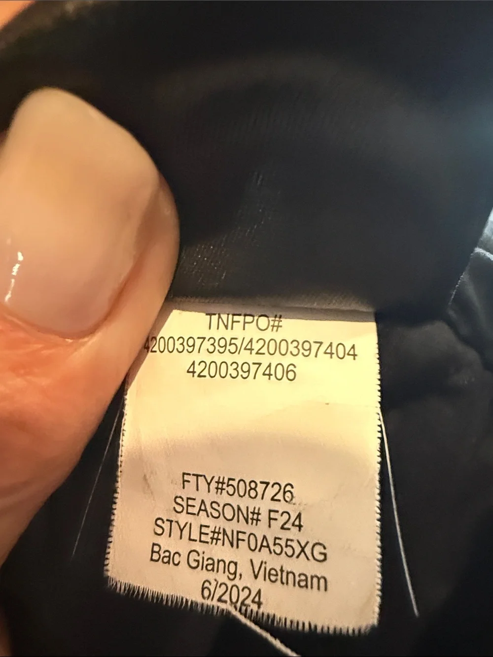 The North Face Black Quilted Packable Jacket